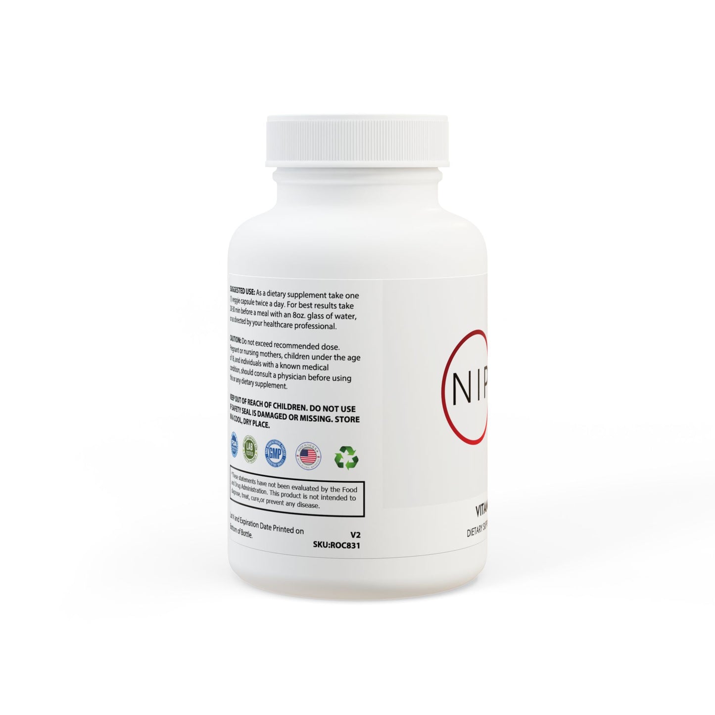 Vitamin K2 + D3 Supplement (60 Capsules)